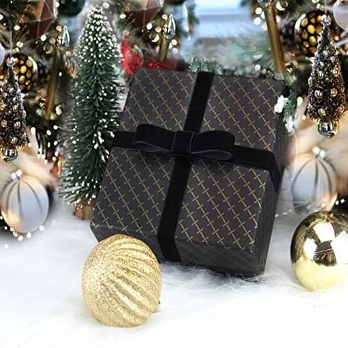 XMRIBBON Black Velvet Ribbon Single Sided, 5.08 cm (2 Inch) x 9.14 m (10 Yards) Spool | Classic Solid Craft Ribbon thumbnail 9