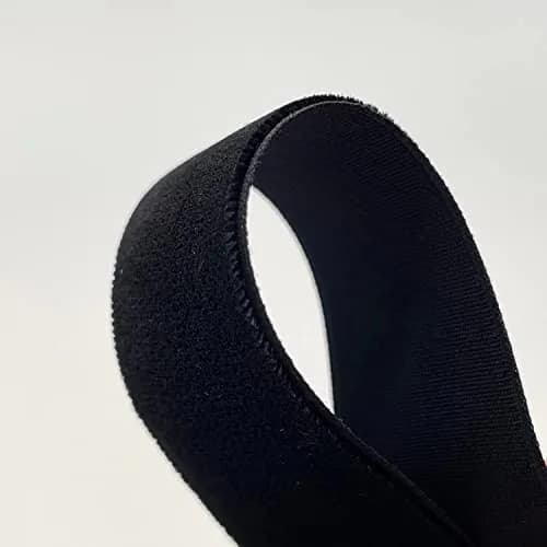 XMRIBBON Black Velvet Ribbon Single Sided 2.54 cm (1 Inch) x 9.14 m (10 Yards) Spool | Classic Solid Nylon Craft Ribbon thumbnail 5
