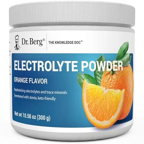Dr. Berg Zero Sugar Hydration Keto Electrolyte Powder 10.86oz | 50 Servings, No Sugar, Pink Himalayan Salt thumbnail 1