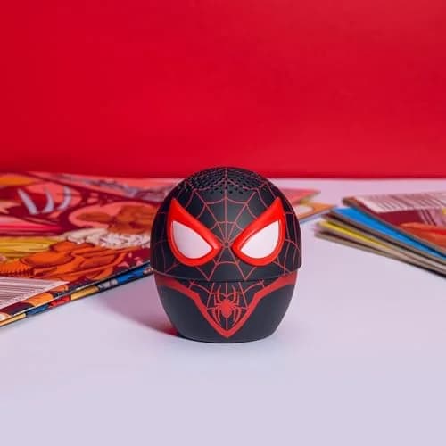 Bitty Boomers Miles Morales Mini Bluetooth Speaker 5cm (2") | Sync 2 for Stereo Mode thumbnail 2
