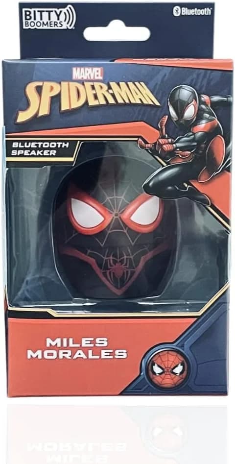 Bitty Boomers Miles Morales Mini Bluetooth Speaker 5cm (2") | Sync 2 for Stereo Mode thumbnail 3