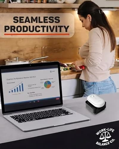 Work-Life Balance Corporation Mechanical Mouse Jiggler, Sunshine | Keeps PC Active thumbnail 6
