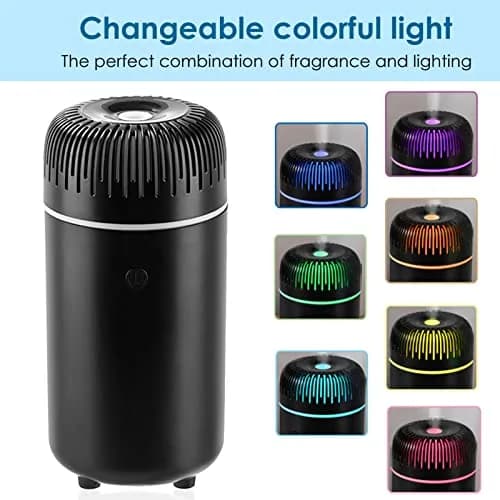 UrrSovv USB Car Diffuser Humidifier 100ml (3.38 Fl Oz) | Ultrasonic Cool Mist for Car & Home thumbnail 2