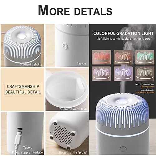 UrrSovv Car Diffuser Humidifier 100ml (3.4 Fl Oz) | Ultrasonic Cool Mist for Car & Home thumbnail 9