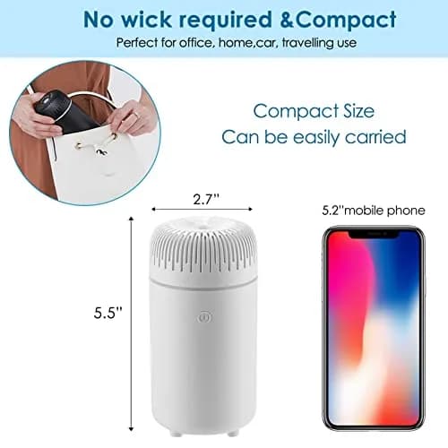 UrrSovv Car Diffuser Humidifier 100ml (3.4 Fl Oz) | Ultrasonic Cool Mist for Car & Home thumbnail 3