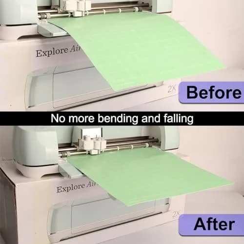 LOPASA Extension Tray for Cricut Explore 4, 3, Air 2 | 7.5"L x 3"W (19cm x 7.6cm) | Keeps Vinyl Straight thumbnail 2