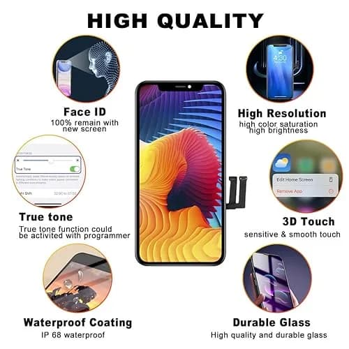 SIMDOG iPhone 11 Screen Replacement Kit 6.1" (15.5 cm) | Full HD Display with Tools & Tempered Glass thumbnail 2