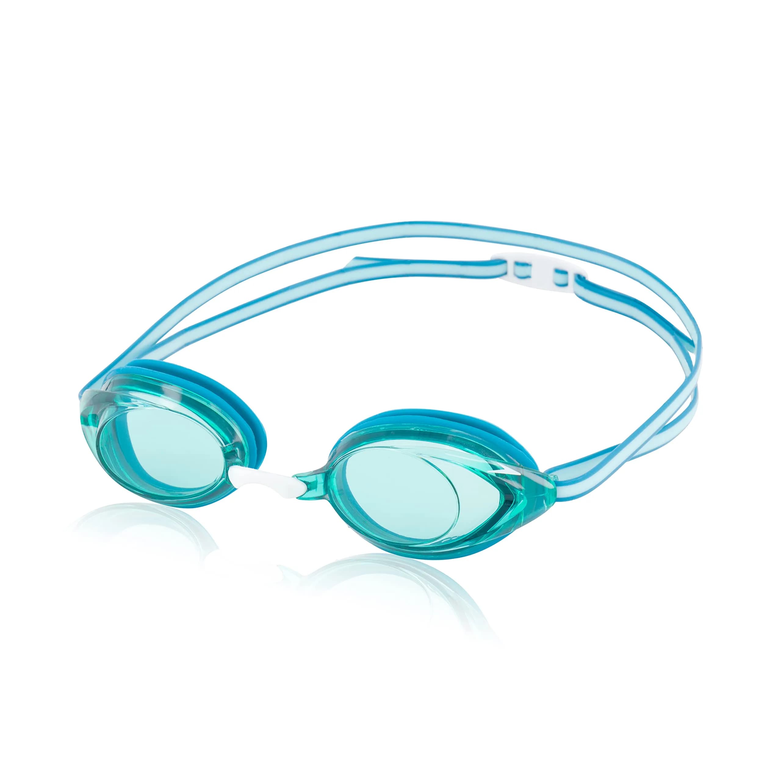 Speedo Unisex-Adult Swim Goggles Vanquisher 2.0 Blue (1 unit) | Wide Panoramic Lens with Anti-Fog - main product image