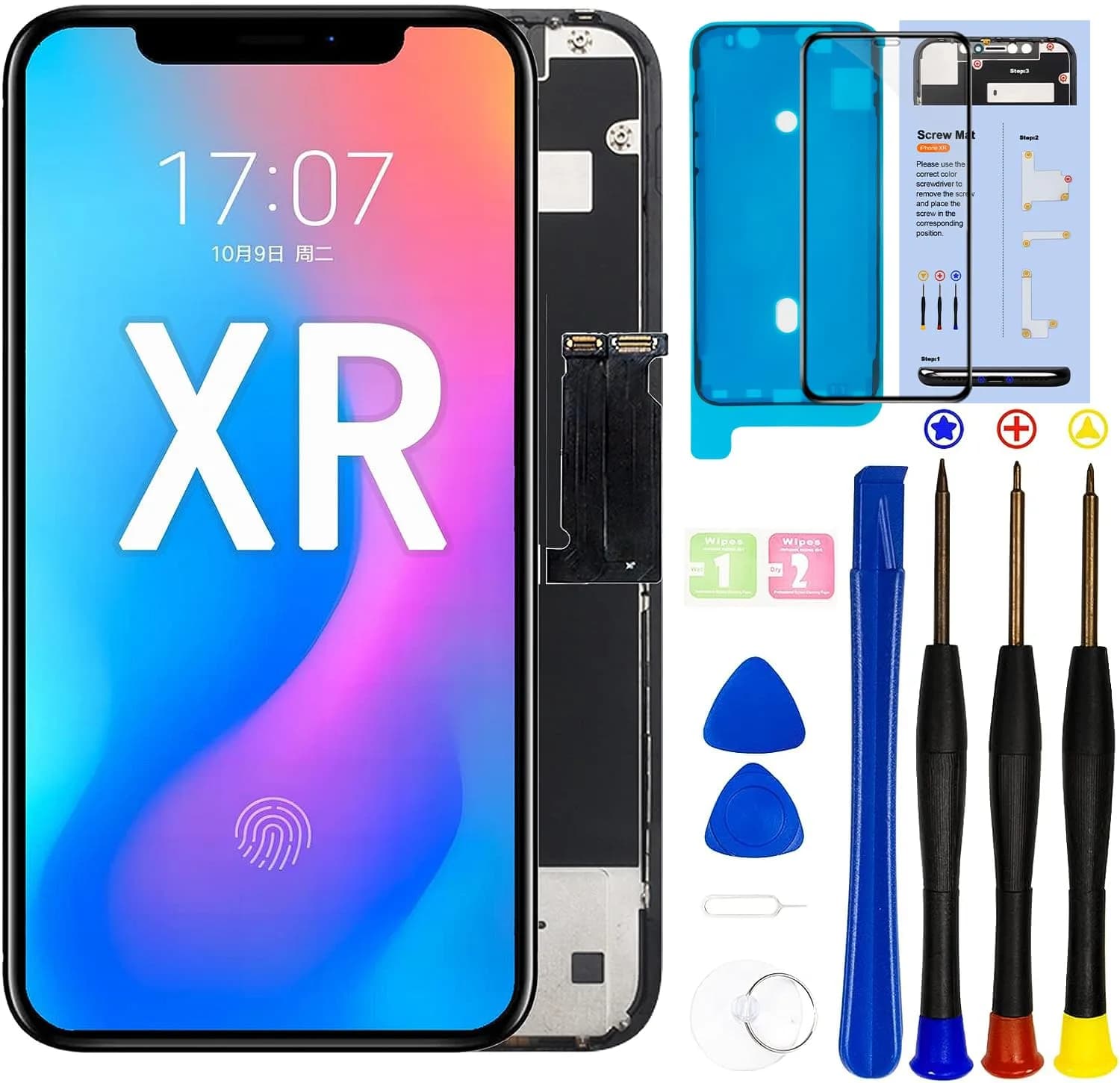 SIMDOG Incell Screen Replacement Kit for iPhone 12/12 Pro 6.1" | Original Brightness & Touch — for iPhone XR