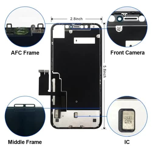 SIMDOG iPhone XR LCD Screen Replacement 6.1 inch | Easy DIY Repair Kit with Tools thumbnail 5