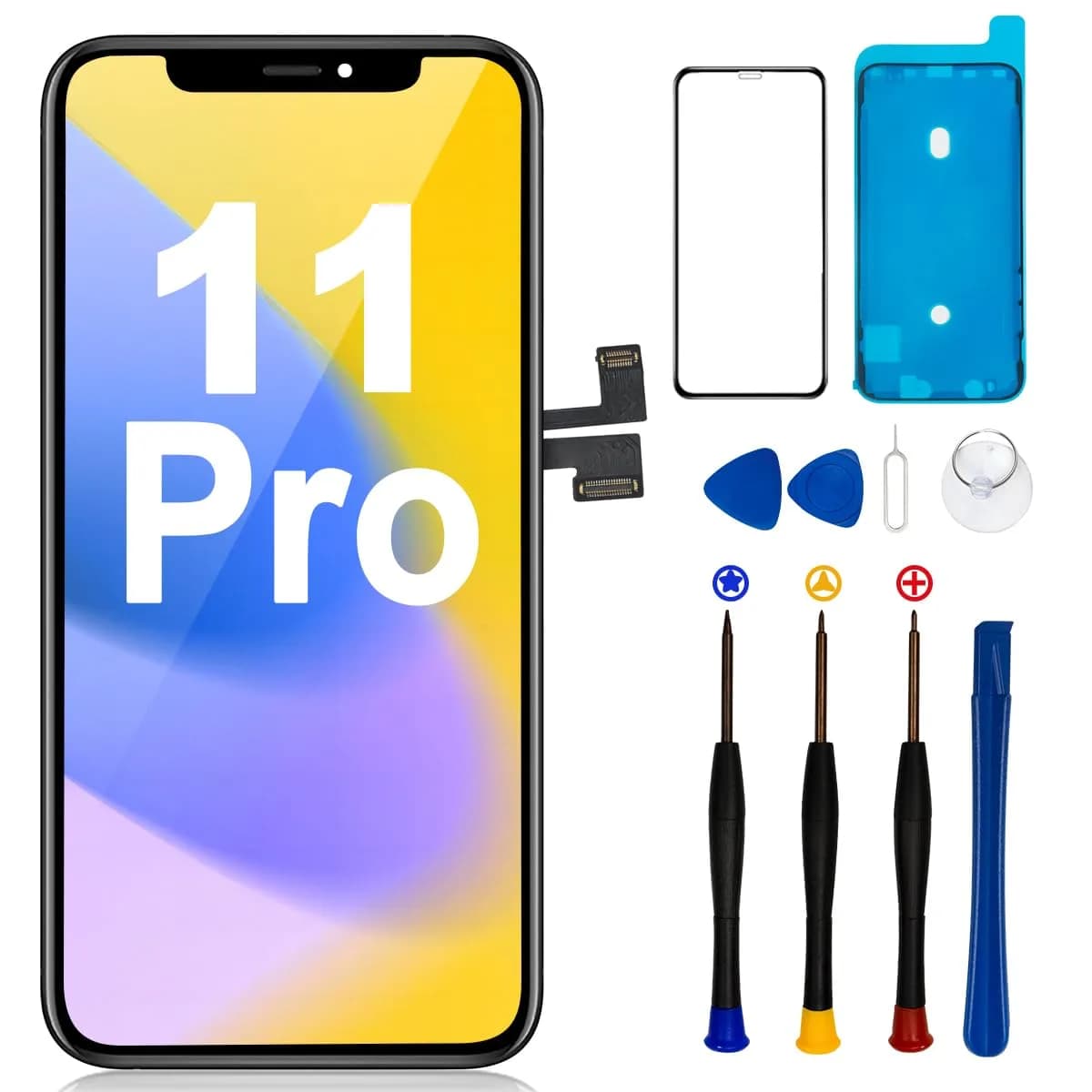 SIMDOG Incell Screen Replacement Kit for iPhone 12/12 Pro 6.1" | Original Brightness & Touch — 11 PRO-LCD