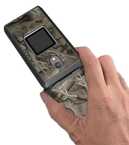 Nakedcellphone CAT S22 Flip Phone Case with Belt Clip Combo - Camo | Hard Shell & Rotating Holster Holder thumbnail 4