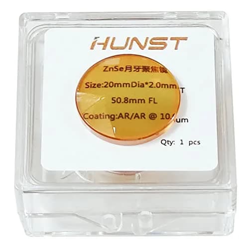 DGHUNST CO2 Laser Focus Lens 50.8mm FL (2in) | 19.05mm Diameter ZnSe Crystal for Engraving & Cutting Machines thumbnail 6