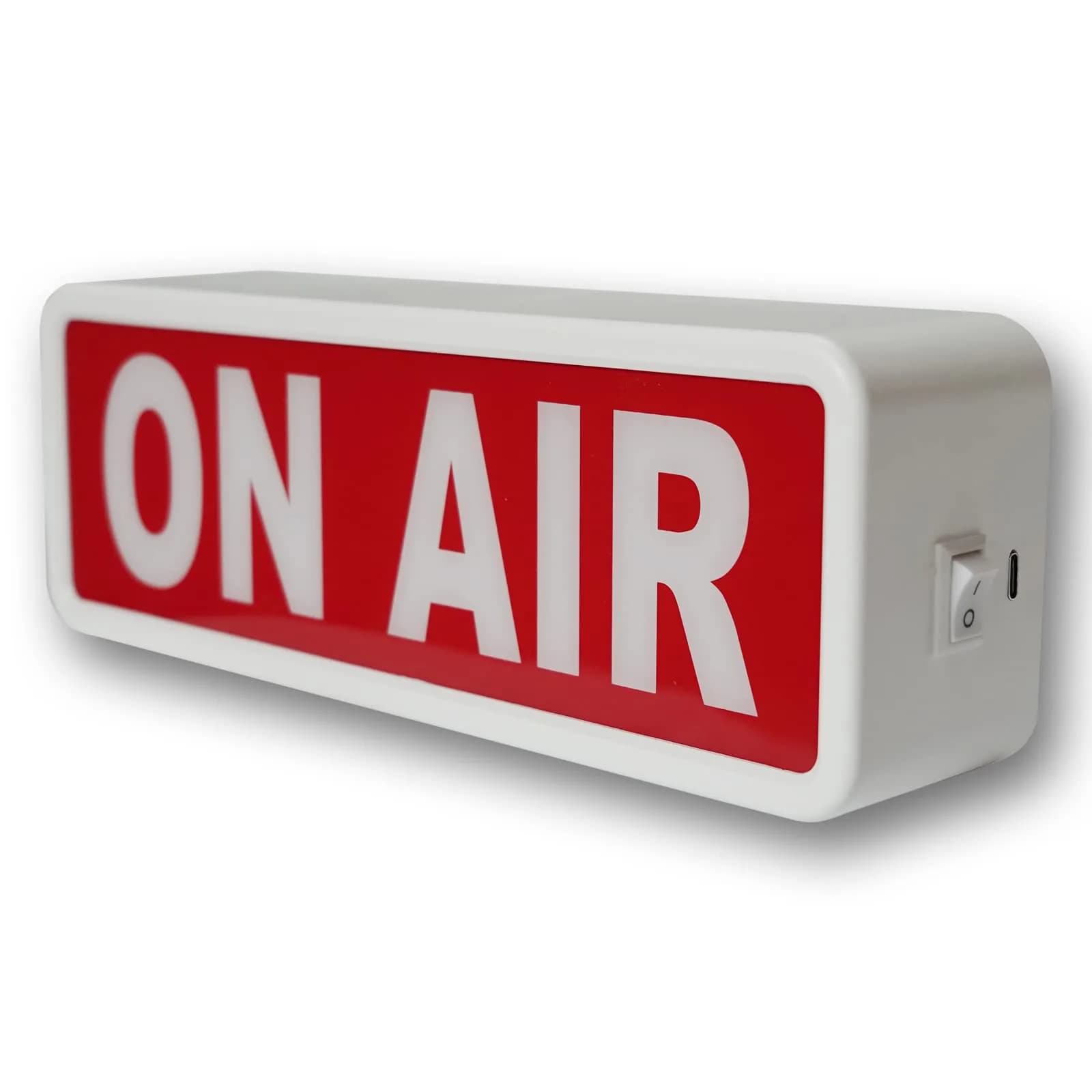 DMKYDM ON AIR LED Sign Light, Studio Decorative Illuminated Sign with On/Off Switch | 25 cm (9.84 inches) Wide - main product image