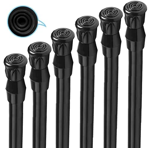 HILLHOME Small Tension Rod 15.7 in to 28 in | Space-Saving Extendable Curtain Rod thumbnail 1