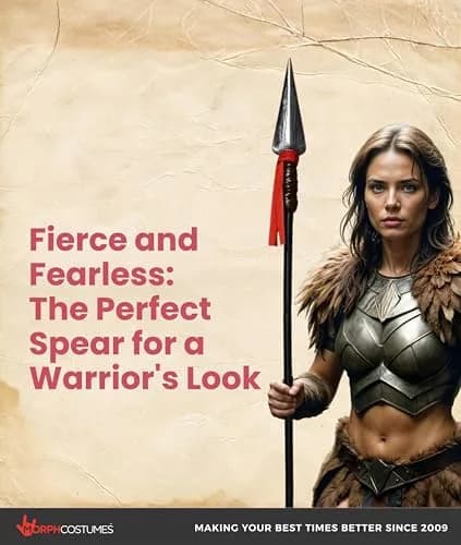 Nicky Bigs Novelties Spartan Warrior Spear, 1.5m | Costume Prop for Adults thumbnail 5