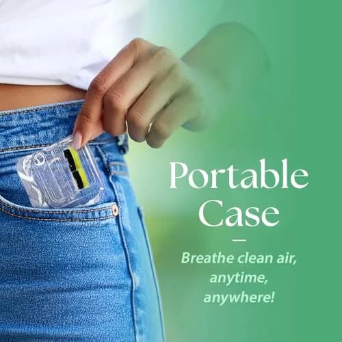 KOKOK 3-Ply HEPA Nose Filter Medium (1.7g / 0.06 oz) | Reusable Air Filtration for Dust & Pollution thumbnail 3