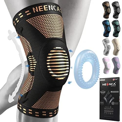 NEENCA Professional Knee Brace for Pain Relief | Medical Support with Patella Pad & Stabilizers, FSA/HSA Approved thumbnail 1