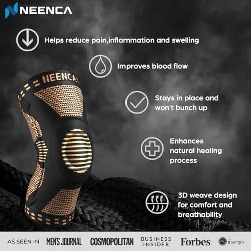 NEENCA Professional Knee Brace for Pain Relief | Medical Support with Patella Pad & Stabilizers, FSA/HSA Approved thumbnail 7