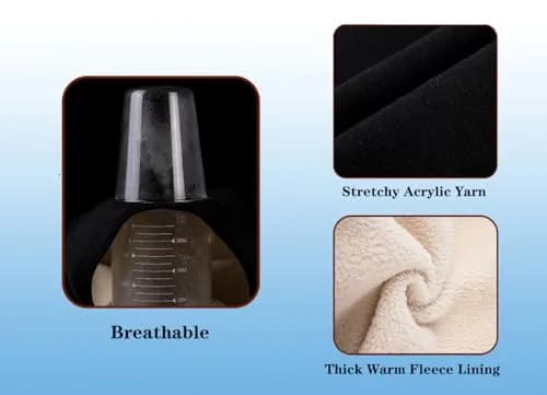 PURFUN Thermal Fleece Lining Waist Warmer Belt for Men & Women | 27"-39" Waist thumbnail 6