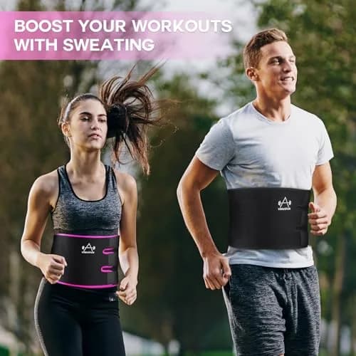 VIMUSFUN Waist Trimmer Belt for Women & Men | Sweat & Support Waist Trainer 8.5"x39" thumbnail 6