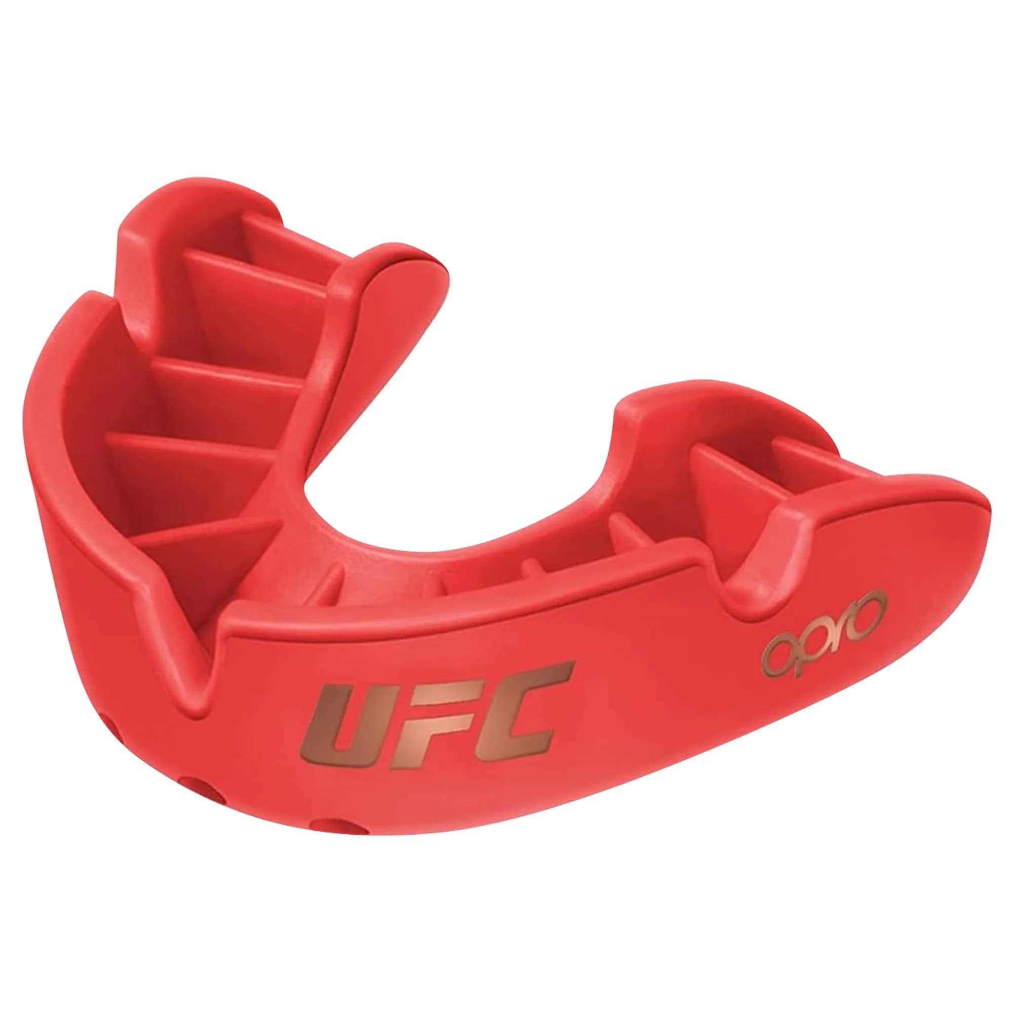 OPRO Bronze Level Youth UFC Red Moldable Mouth Guard - Essential Fit for Impact Sports