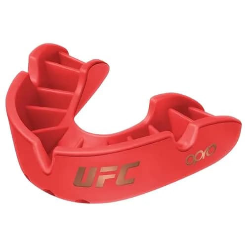 OPRO Bronze Level Youth UFC Red Moldable Mouth Guard - Essential Fit for Impact Sports thumbnail 1