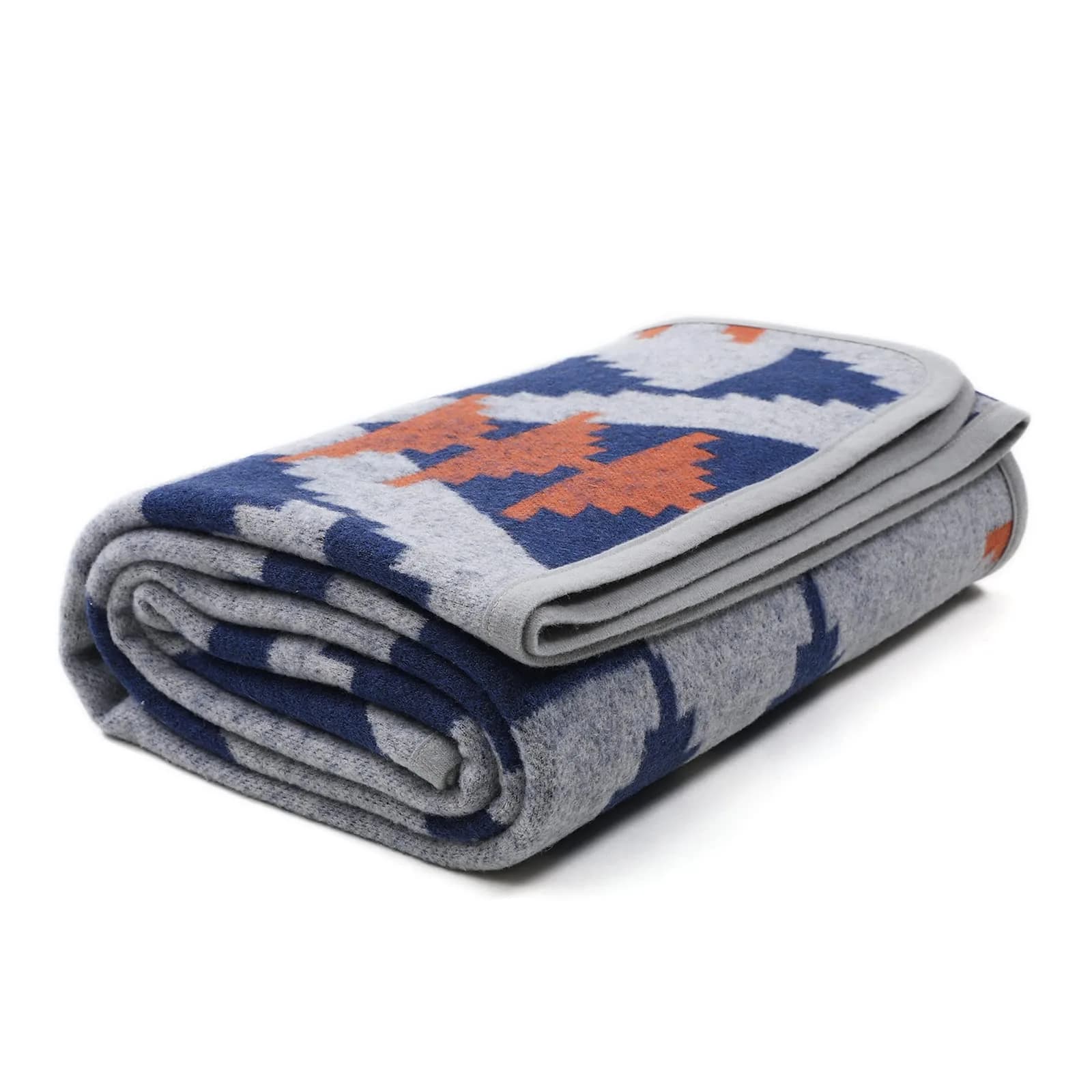 ACUSHLA Merino Wool Camp Blanket 79x63 in Grey | Thick, Washable, All Weather Outdoor Blanket - main product image