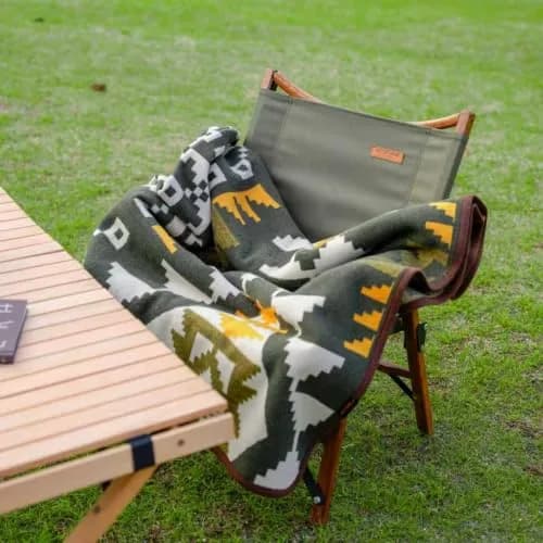 ACUSHLA Merino Wool Camping Blanket 163cm x 200cm (63" x 79") | Warm, Soft, Breathable Outdoor Throw thumbnail 6