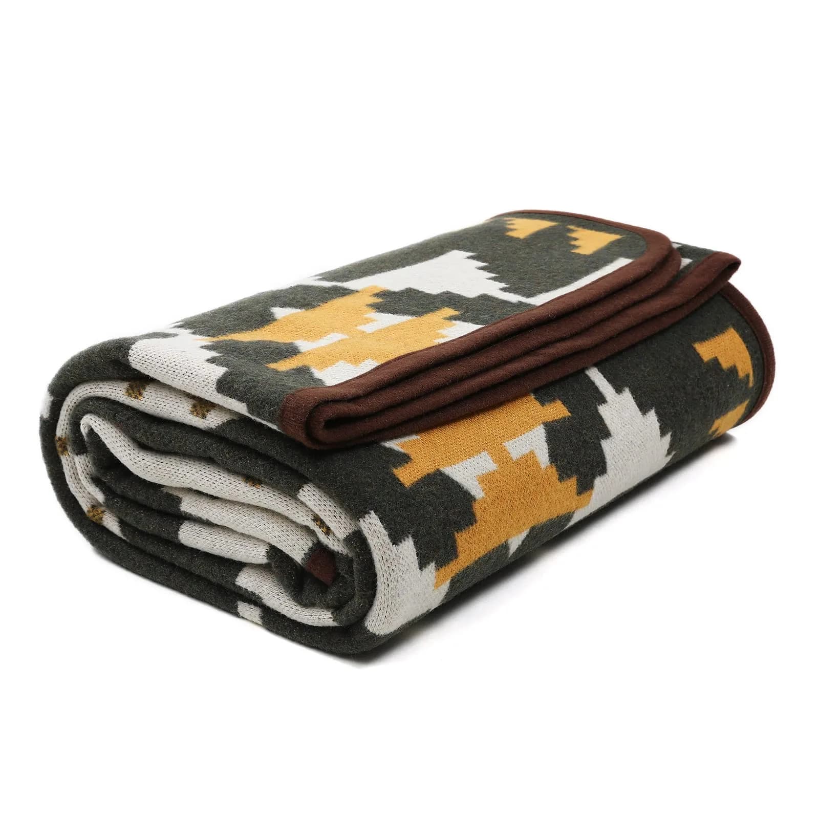 ACUSHLA Merino Wool Camping Blanket 163cm x 200cm (63" x 79") | Warm, Soft, Breathable Outdoor Throw