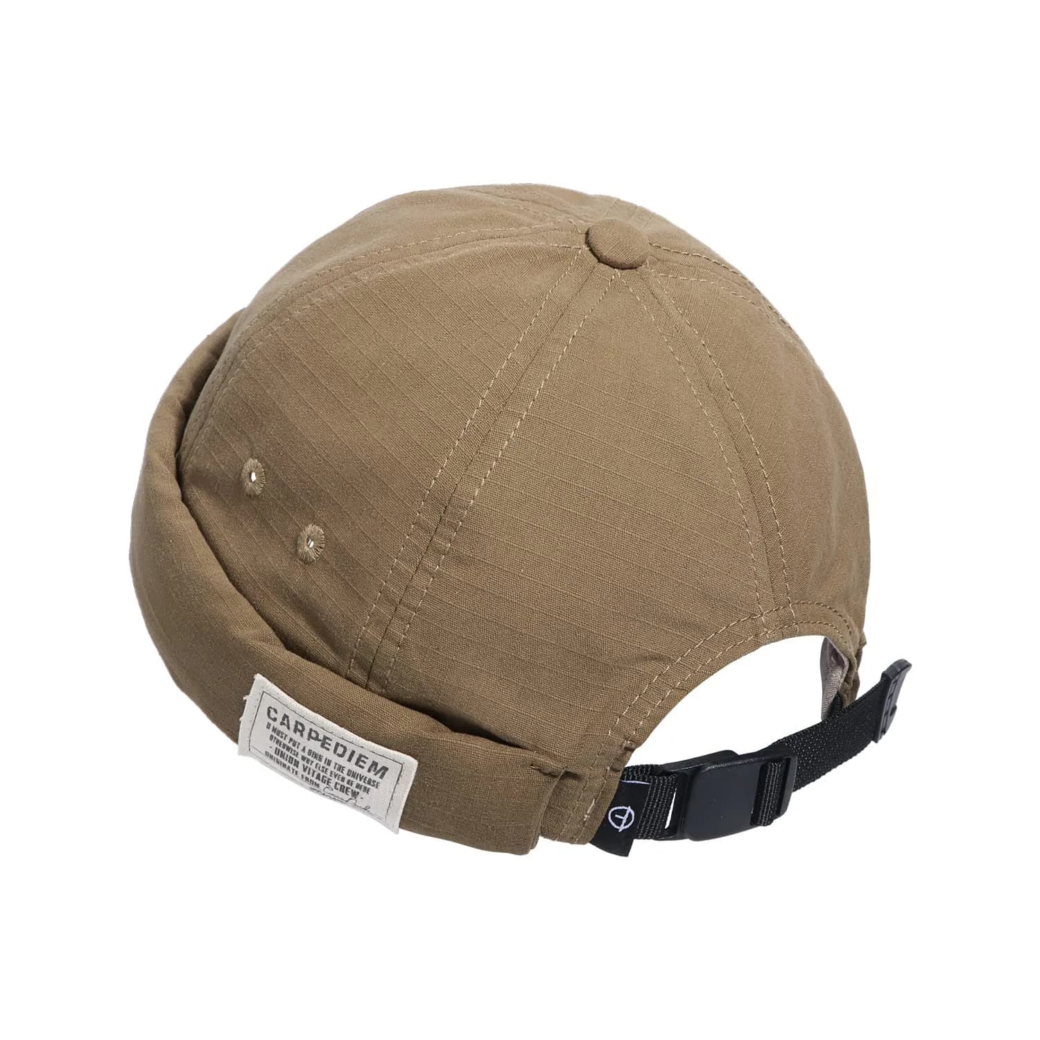 Croogo Sailor Watch Cap Rolled Cuff Beanie Hat - Black (56-60cm) — Gd43-khaki