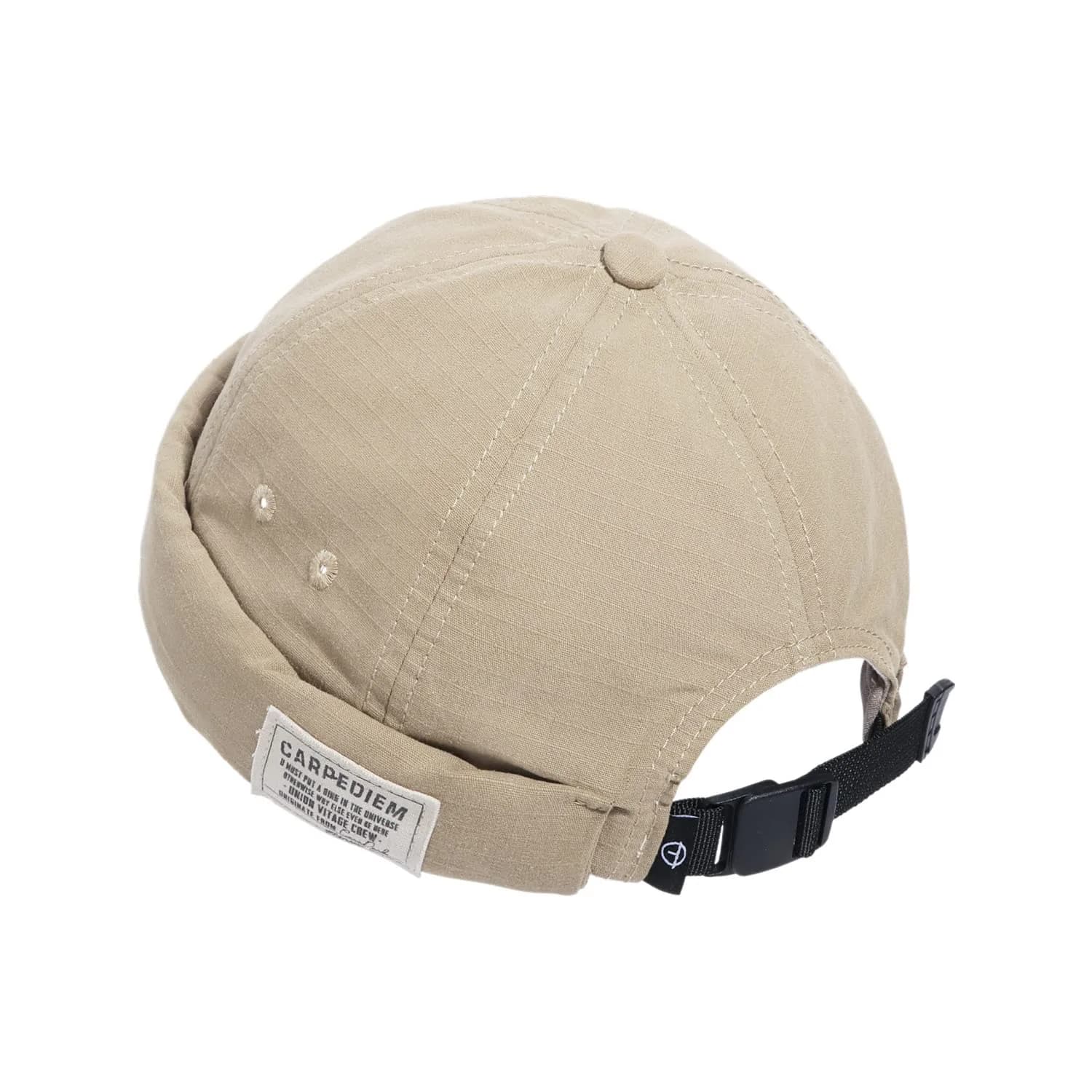 Croogo Sailor Watch Cap Rolled Cuff Beanie Hat - Black (56-60cm) — Gd43-beige