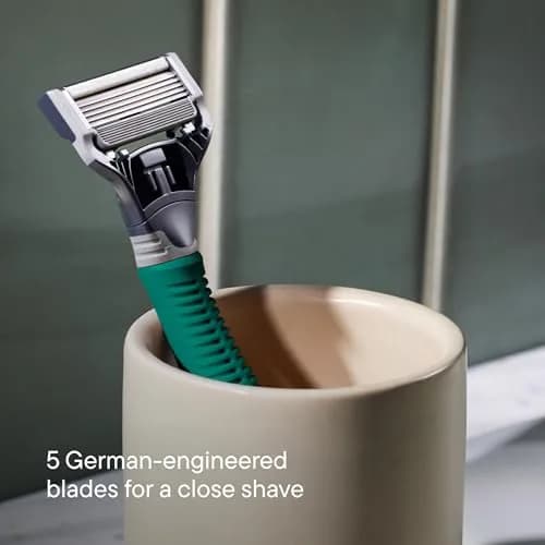 Harry's Original Shaving Kit for Men - Razor Handle & 3 German-Engineered Blades | Sage thumbnail 4