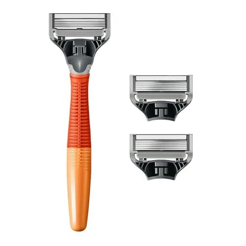 Harry's Original Shaving Kit for Men - 5-Blade Razor Handle & 3 Refills | German Engineered Ember thumbnail 2