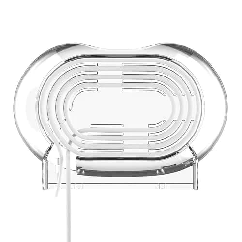 LeongLzt Nest Audio Speaker Wall Mount Bracket Clear | ABS Plastic, Cable Management, Easy Install thumbnail 3