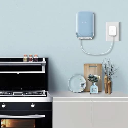 LeongLzt Nest Audio Speaker Wall Mount Bracket Clear | ABS Plastic, Cable Management, Easy Install thumbnail 2