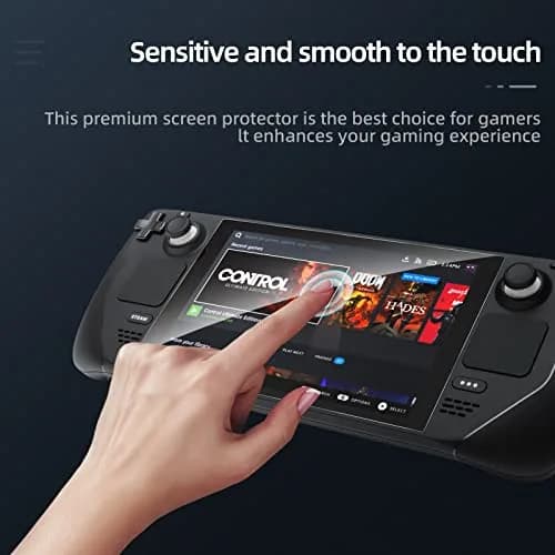 Benazcap Steam Deck Screen Protector 7 Inch | 9H Tempered Glass HD Clear Easy Install thumbnail 5