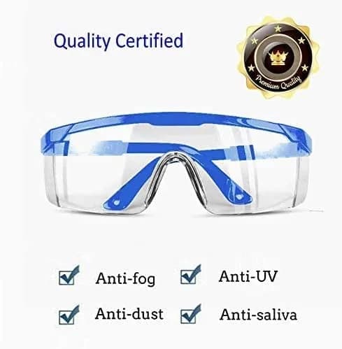 mozeeda 5-Pack Safety Goggles for Men & Women | Over-Glasses Fit, Anti-Fog, Anti-Scratch, Impact-Resistant thumbnail 8