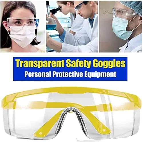 mozeeda 5-Pack Safety Goggles for Men & Women | Over-Glasses Fit, Anti-Fog, Anti-Scratch, Impact-Resistant thumbnail 9