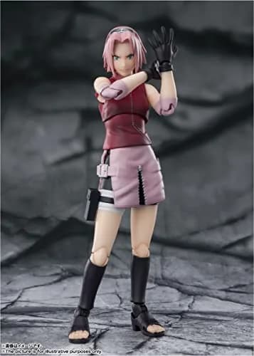 TAMASHII NATIONS Naruto Shippuden Sakura Haruno Action Figure 15cm (5.9in) | Inheritor of Tsunade's Indominable Will thumbnail 5