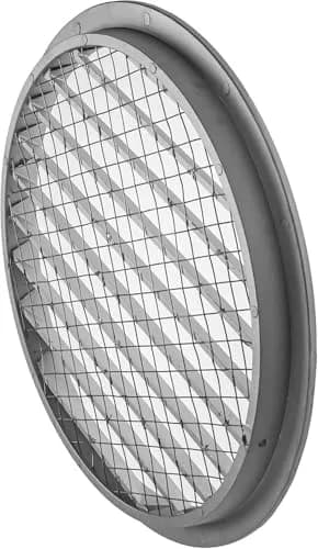 Repa Market 10 Inch (25.4 cm) Aluminum Alloy Gable Vent with Mesh Screen | HVAC Air Return Grille thumbnail 8