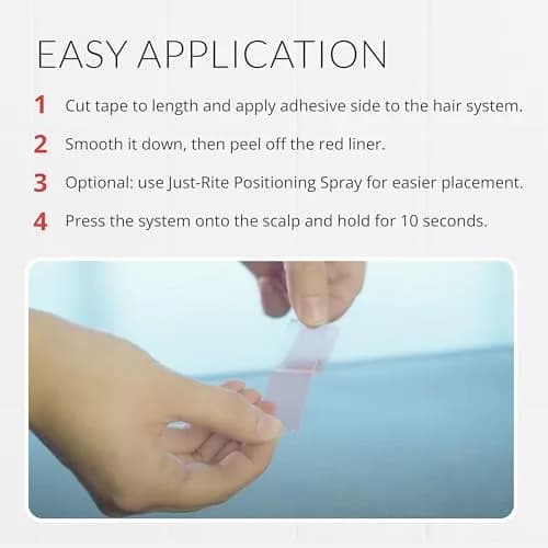 Walker Tape Sensi-Tak Hairpiece Roll 1" x 36 Yards | Extended Wear Wig Adhesive for Poly Systems thumbnail 5