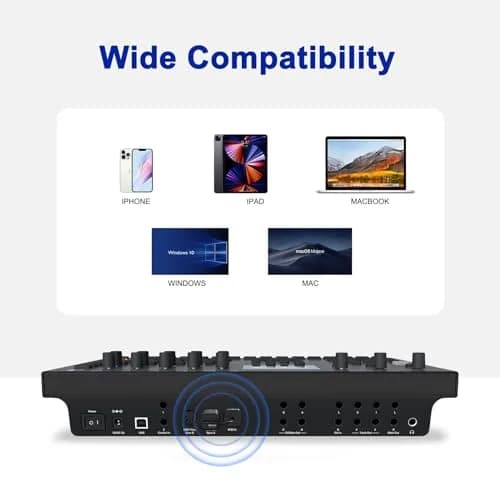 LEKATO Wireless MIDI Adapter Bluetooth 5-PIN DIN with USB, Low Latency Rechargeable for Synthesizer, Digital Piano Keyboard to Mac OS/iOS/Windows | USB MIDI Controller for Music Production thumbnail 6
