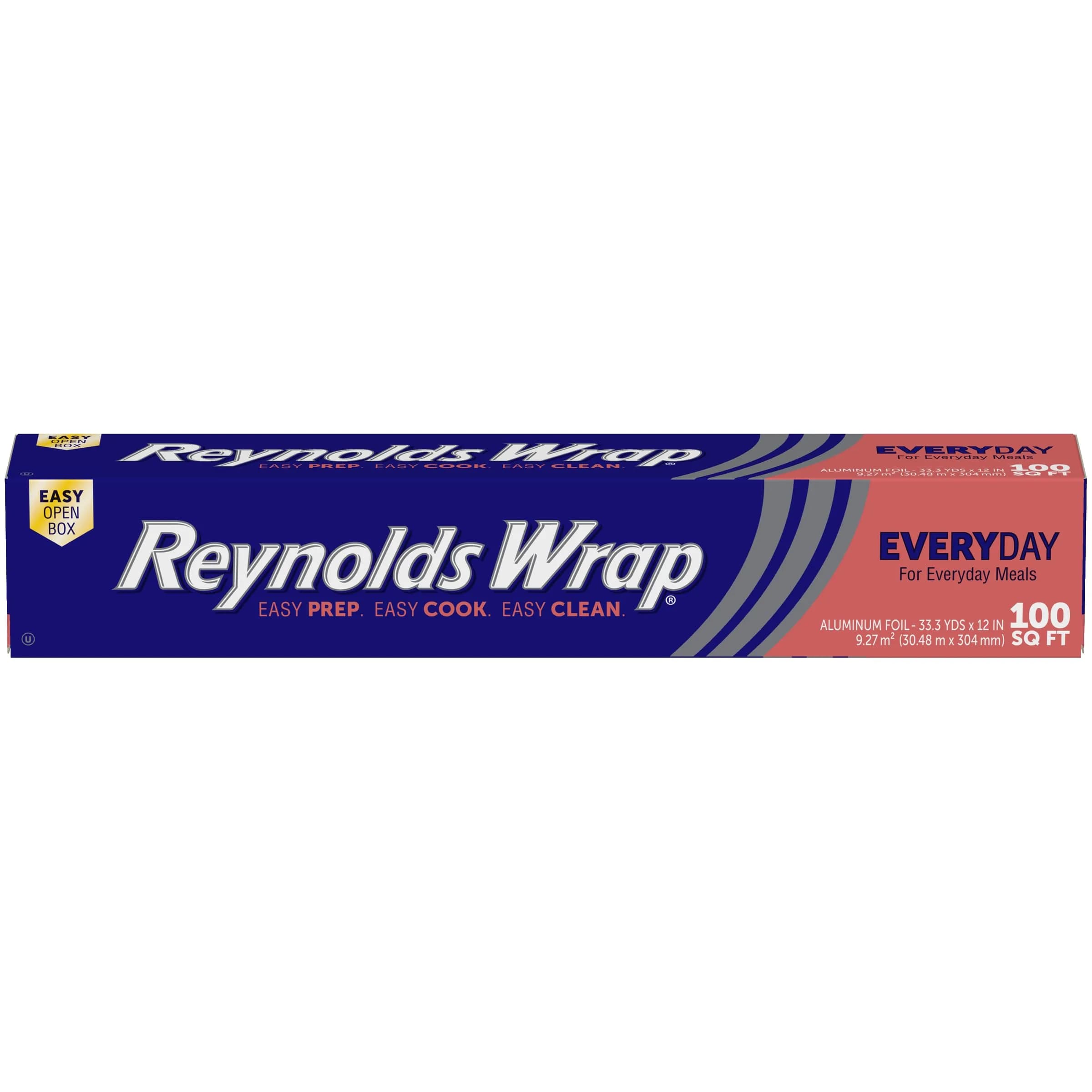 Reynolds Everyday Strength Aluminum Foil Roll, 12 Inch Wide, 200 sq ft | Trusted Quality for Indian Kitchens — Silver
