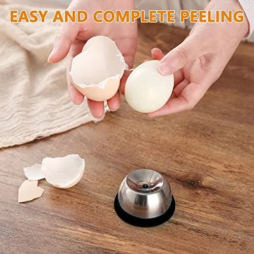 MIATTCLD Egg Piercer Stainless Steel Needle Egg Punch 26g (0.92 oz) | Prevents Breakage & Eases Peeling thumbnail 3