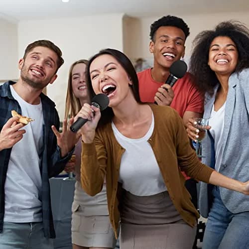 WIBOND 6 Pack Foam Mic Cover, Thick Handheld Windscreen for Shure SM58, 2.75 x 2.5 inches (Black) thumbnail 6