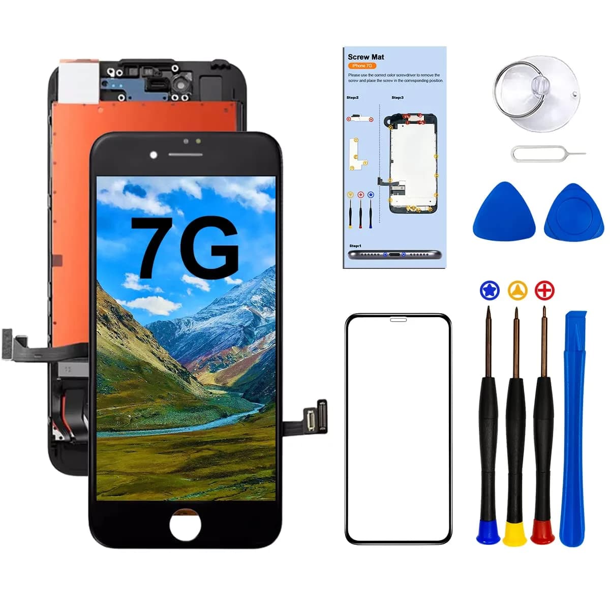 SIMDOG Samsung Galaxy A14 5G Screen Replacement SM-A146U with Frame, 170g (6 oz) | Full Assembly LCD Touch Display Digitizer — BLACK