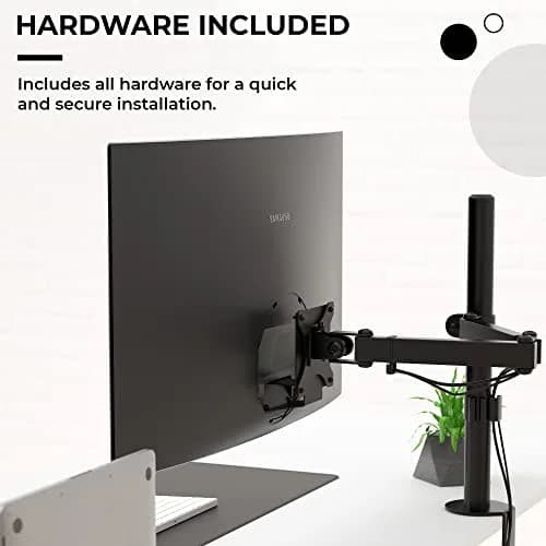 HumanCentric VESA Mount Adapter for Samsung Curved Monitors | Compatible with U32R590, U32R590C, U32R592, U32R591 thumbnail 7