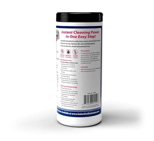 Norazza Surface Cleaning Wipes 140 Count | Alcohol & Ammonia Free Screen & Electronics Cleaner thumbnail 3