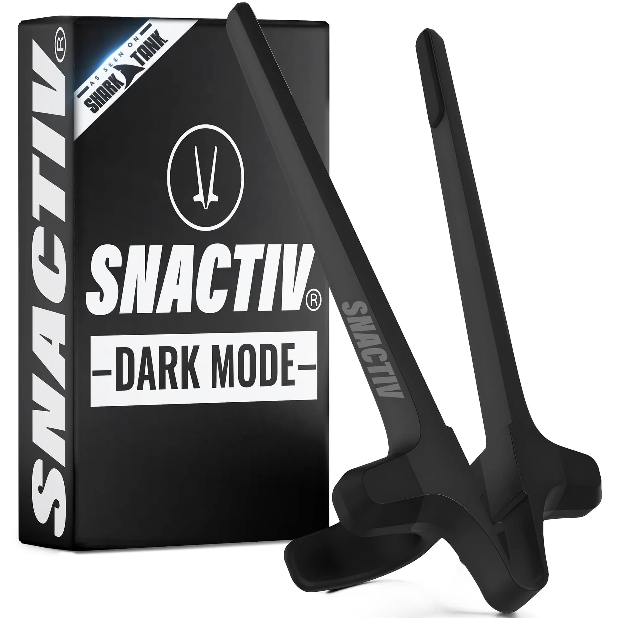 SNACTIV PRO Finger Chopsticks for Gamers - Black, 1 Unit | Mess-Free Snacking Solution - main product image
